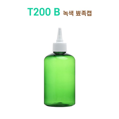 T200 B 녹색 뾰족캡